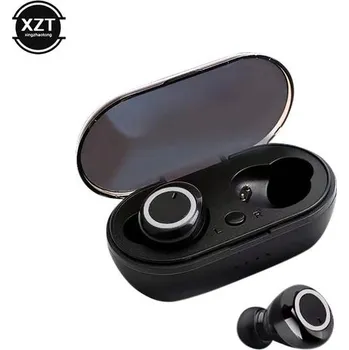 Sluchátka Bezdrátová sportovní sluchátka s nabíjecím pouzdrem - D