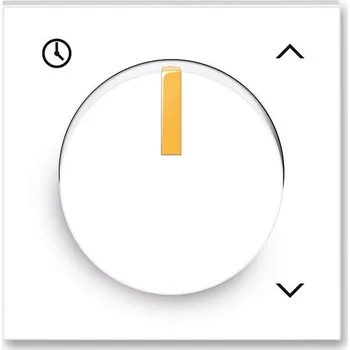 Elektroinstalační materiál 3294M-A00110 43 Kryt spínače žaluziového komfortního s otočným ovladačem, bílá/ledová oranžová, ABB Neo