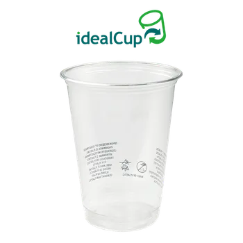 Jednorázové nádobí EcoPack Kelímek EKO rPET 0,4 l nápojový O95 mm idealCup bal/50 ks Balení: 50