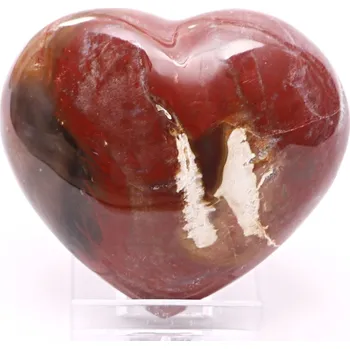 Drahý kámen Magieprirody.cz Srdce Zkamenělé dřevo 77x70 mm 238 g přírodní kámen #K1110