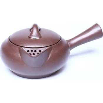 Konvice na čaj Čínská čajová konvice (horizontální rukojeť)-Čínská Yixing Zisha keramika