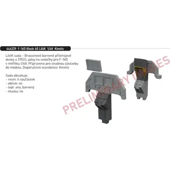 Plastikový model Eduard 1/48 F-16D Block 40 LööK (KINETIC)