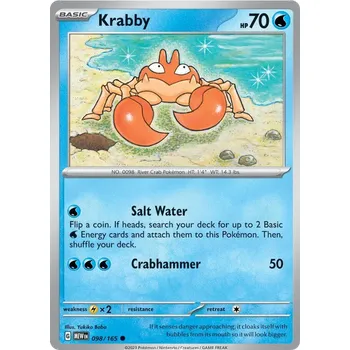 Karetní hra Pokémon TCG Krabby 098/165