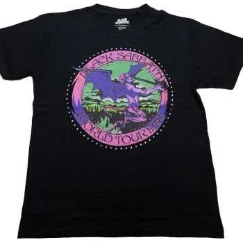 Zahraniční hudba Merch Black Sabbath: Black Sabbath Kids Embellished T-shirt: Tour '78 (diamante) (7-8 Years) 7-8 let