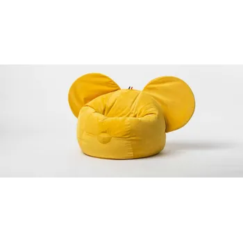 Sedací pytel Sedací vak The Brooklyn Kids EARS BR-9704 žlutý