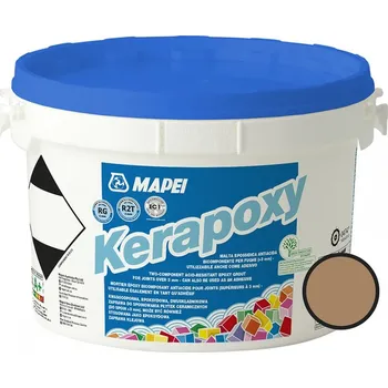 Průmyslové lepidlo Mapei KERAPOXY 142 HNĚDÁ Dvousložková spárovací hmota kyselinyvzdorná 2KG 4514202