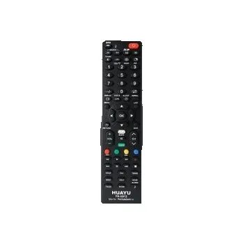 Dálkový ovladač Dálkový ovladač pro Panasonic LCD/LED TV HUAYU PN-E912 univerzální s tlačítkem Netflix, Sada vč. baterie