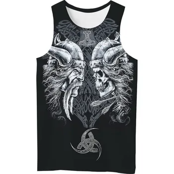 Dámská vesta Unisex vesta / tílko s 3D potiskem Tattoo symbol Velikost: S, Barva (Varianta): vesta 11