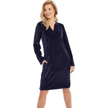 Dámské noční prádlo Noční košile 3028 Lauren - TARO tmavě modrá S