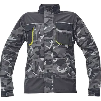 pracovní bunda Cerva Sheldon Camou Pánská pracovní bunda 03510046 šedá kamufláž 46