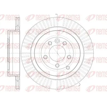 Brzdový kotouč Brzdový kotouč REMSA 6849.10