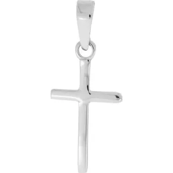 Přívěsek Přívěsek křížek z bílého zlata