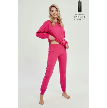 3052 DÁMSKÉ DVOUDÍLNÉ TEPLÁKY ZOE amarant L