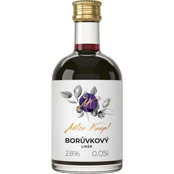 Pálenka Anton Kaapl Borůvkový Likér 28% 0,05 l (holá láhev)