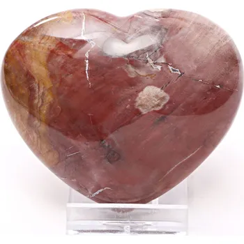Drahý kámen Magieprirody.cz Srdce Zkamenělé dřevo 83x72 mm 255 g přírodní kámen #K1084