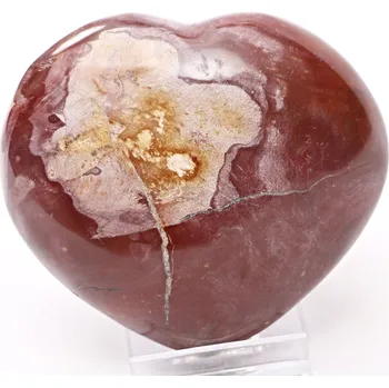 Drahý kámen Magieprirody.cz Srdce Zkamenělé dřevo 88x83 mm 370 g přírodní kámen #K1105