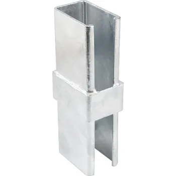Plotový sloupek Spojka sloupku Zn 60x40mm 150mm