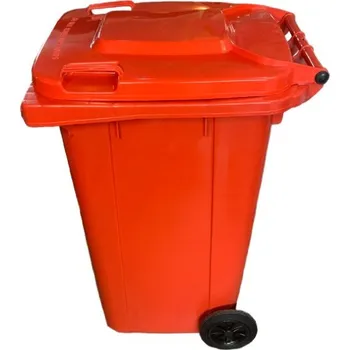 Popelnice Max C24R Popelnice 240 L červená s kolečky