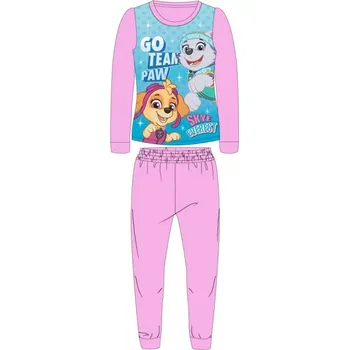 Dívčí pyžamo E PLUS M Dívčí pyžamo TLAPKOVÁ PATROLA 52041960 - polar fleece/růžové Velikost: 092