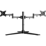 Polohovatelný držák pro 2 monitory 17"-30", volně stojící