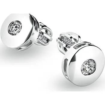 Náušnice Dámské náušnice bílé zlato 585/1000 přírodní diamant 0.110 ct G/SI 10911-NS-B-DIA