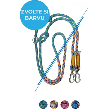 Vodítko pro psa SvětTlapky Vodítko pro psy z horolezeckého lana HEKTOR PŘEPNI Horolezecké lano: Bolómi, Délka vodítka (lano ø 10 mm): 2 m konfigurovatelný produkt