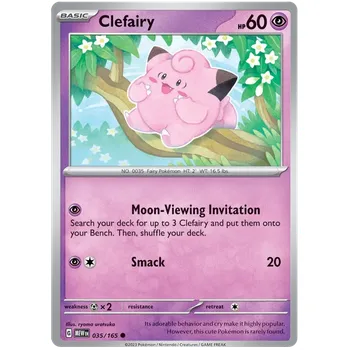 Karetní hra Pokémon TCG Clefairy 035/165