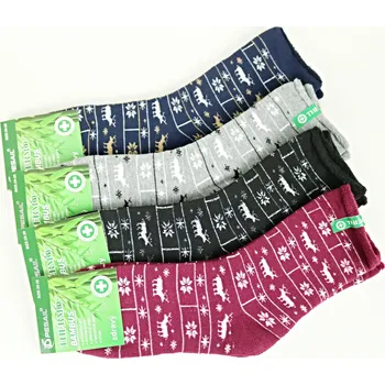 Dámské ponožky PESAIL Dámské zdravotní bambusové termo ponožky vz 51 Velikost: 35 - 38