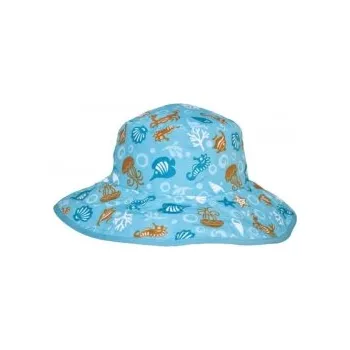 Klobouk Baby Banz - klobouček s UV KIDZ moře aqua oboustranný