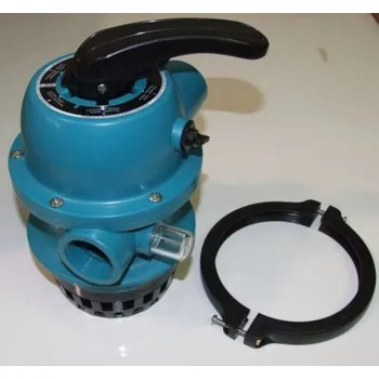 Bazénová filtrace Pooltechnika 6-ti cestný ventil ESPA zelený