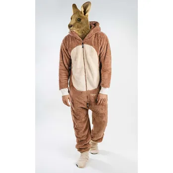 Dámský overall Dupačky teddy lenochod XS - hnědá