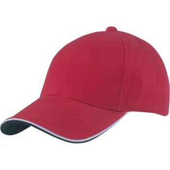 Kšiltovka Kšiltovka CoFEE Piping - červená-bílá