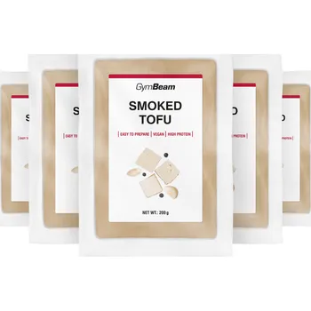Fitness GymBeam Tofu 5 x 200 g smoked