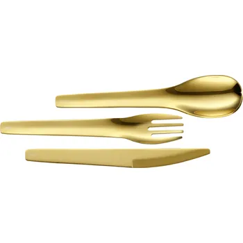 kempingový příbor Nerez příborová sada ToGo Lurch 00240874 - gold