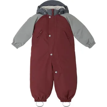Kojenecká kombinéza LEOKID Zimní kombinéza Color Block Redwood Vel. 86 (18 - 24 měsíců)