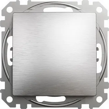vypínač Sedna D/E Přepínač střídavý ř.6, Leštěný Hliník SCHNEIDER SDD170106
