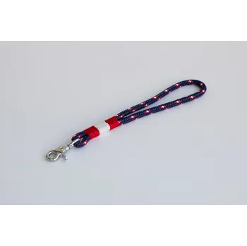 Vodítko pro psa SvětTlapky Krátké vodítko pro psy z lana YORK Barva lana: Modrá reflexní konfigurovatelný produkt