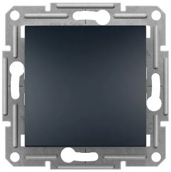 Stavebniny Křížový přepínač Schneider Asfora bez rámečku EPH0500371 antracitový