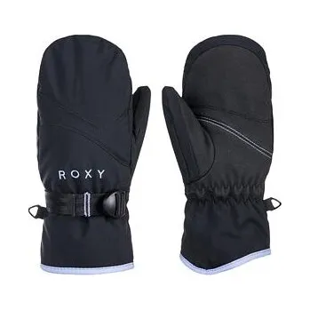 Rukavice Roxy dětské zimní rukavice Jetty Girl Solid True Black | Černá | Velikost L