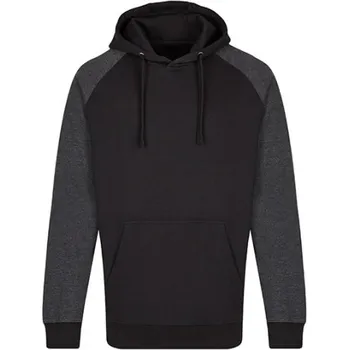 Pánská mikina Miners mate Pánská mikina s kapucí MY610 Black-Heather Black M