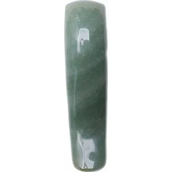 Drahý kámen Gua sha z avanturínu S shape cca 15 cm