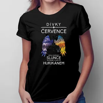 Žertovný předmět Dívky z července - dámské tričko s potiskem