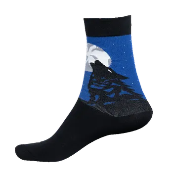 Pánské ponožky Ponožky - Vlk 1 - velikost 39-42 (Velikost 39-42)