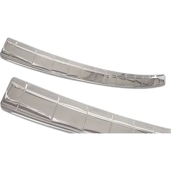 Autodoplněk Nerez kryt, ochrana prahu zadního nárazníku Škoda Octavia IV FL kombi 2019+ chrom