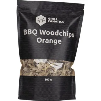 Tuhé palivo Orange dřevěná štěpka 500g Grill Fanatics