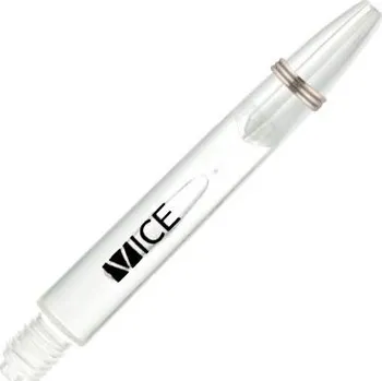 Příslušenství pro šipky Násadky na šipky ONE80 Proplast Vice krátké průhledné, 35 mm