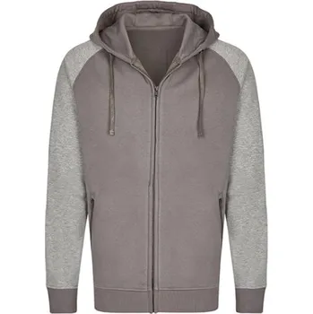 Pánská mikina Miners mate Pánská mikina MY710 Grey Solid-Heather Grey XXL