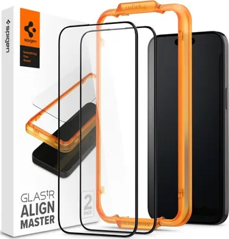 Spigen AlignMaster Glas tR ochranné sklo pro Apple iPhone 15 Pro 2 kusy