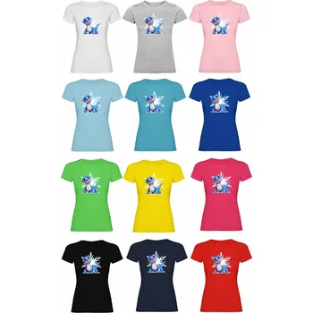 Dámské tričko Tričko Bruni Ledové království Barva: Nebesky modrá/Světle modrá, Velikost: 3XL, Pohlaví: Dámské