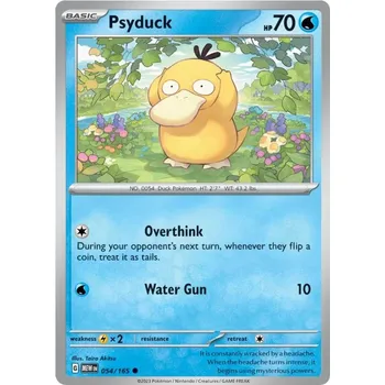 Karetní hra Psyduck 054/165 - Scarlet & Violet 151 Typ karty: Non-Holo